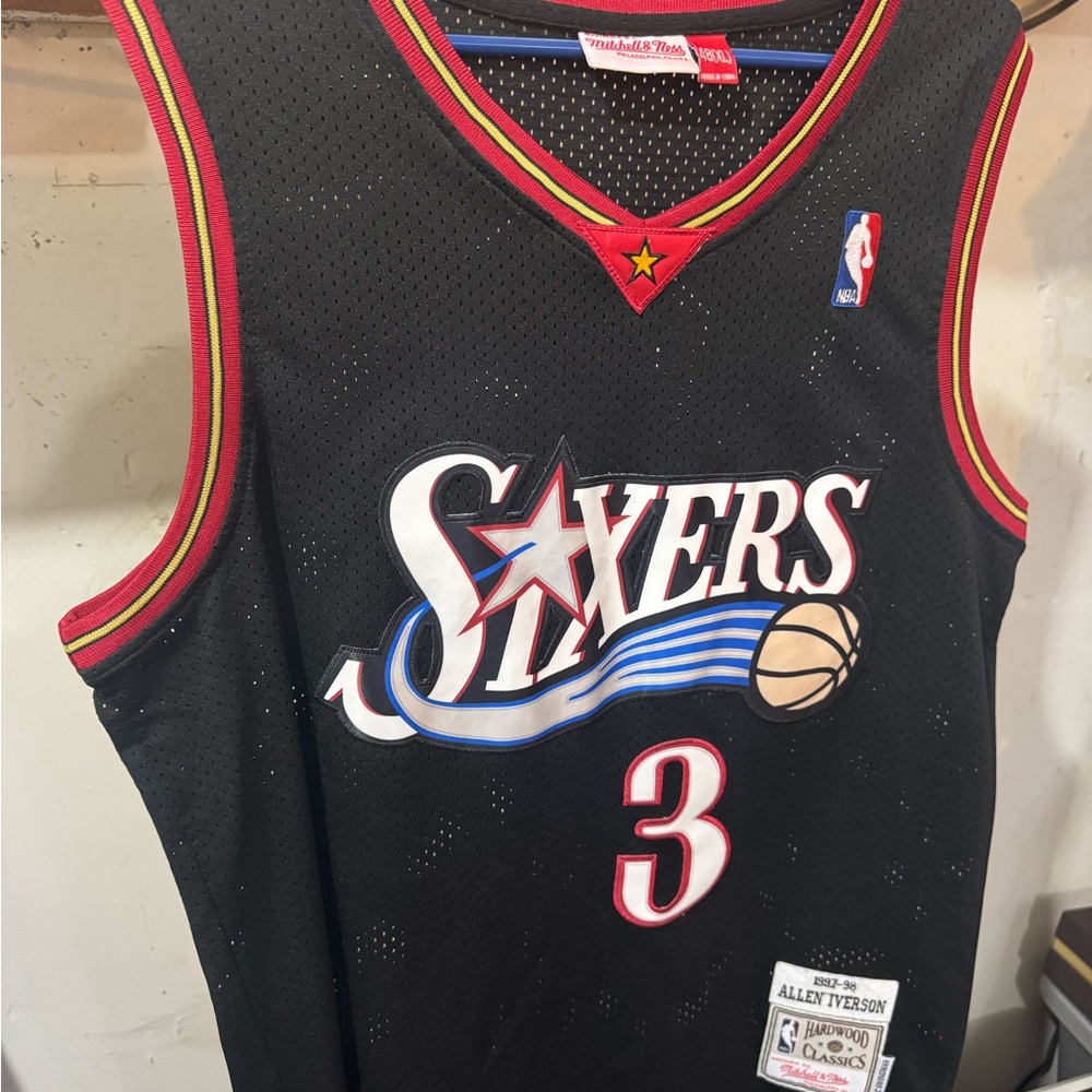 Allen Iverson Hardwood Classics Mitchell & Ness Sixers Jersey